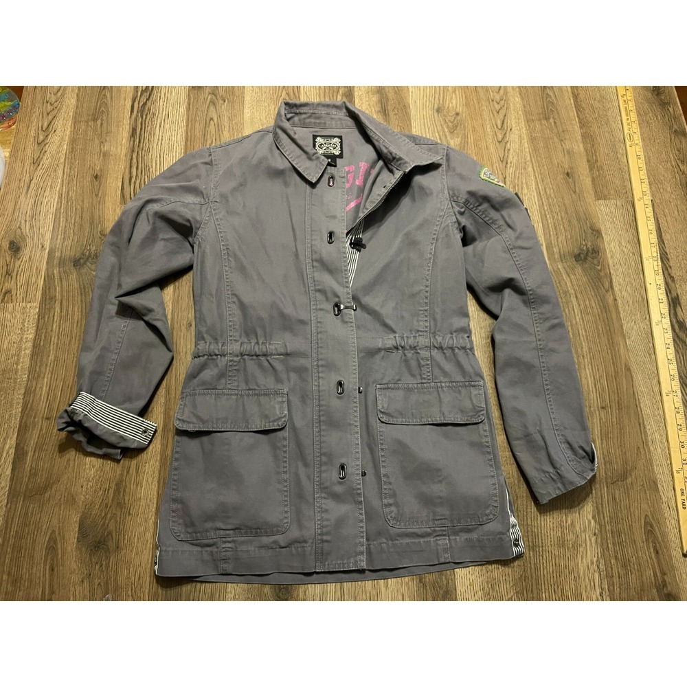 LakeGirl Jacket, Women's Size Small, Gray, Full Zip, Front Pockets